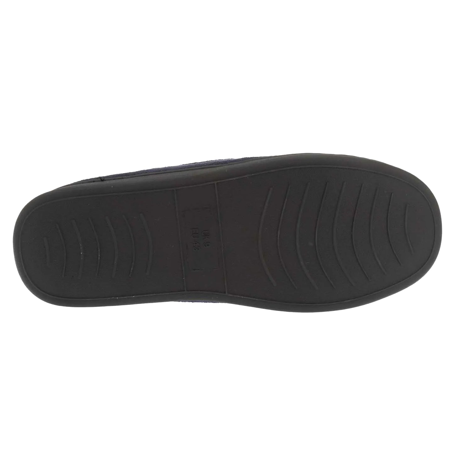 Navy - Side - Lyle & Scott Mens Aspen Moccasin Slippers