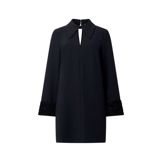 Blackout - Front - French Connection Womens-Ladies Whisper Long-Sleeved Mini Dress