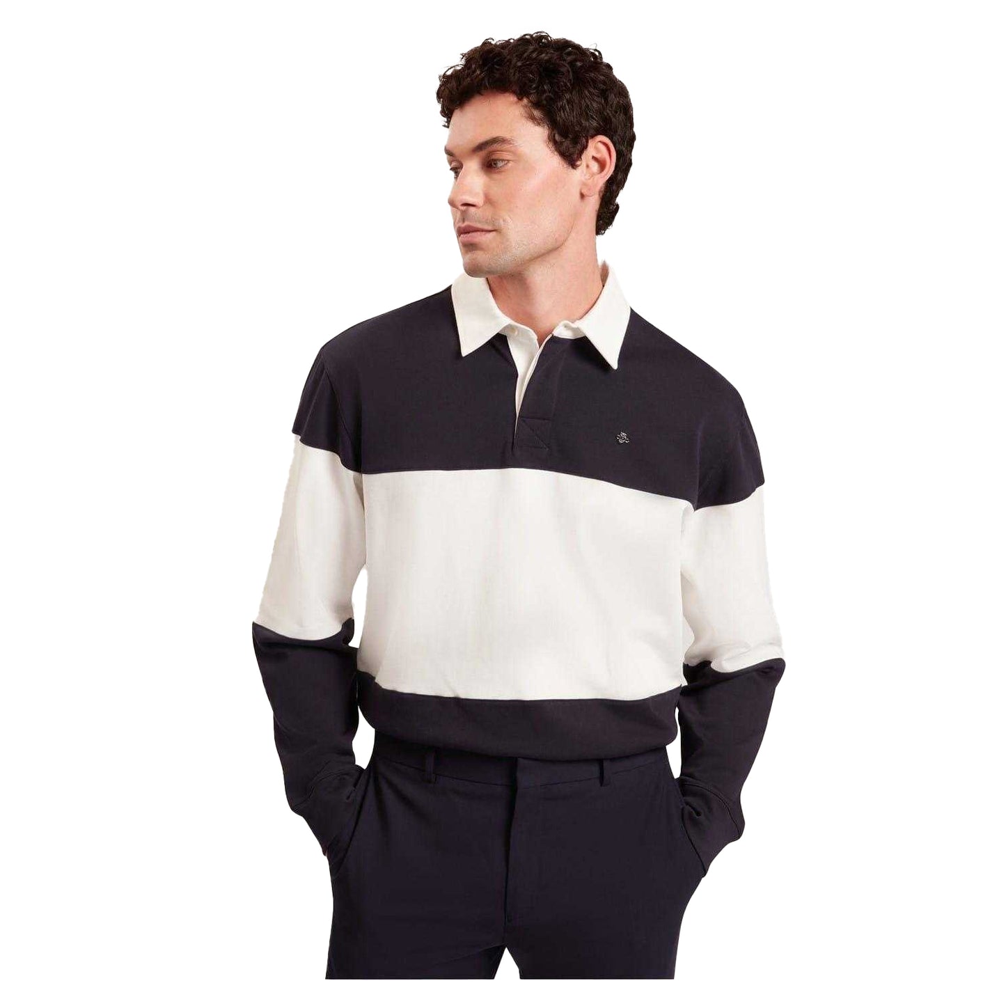 Navy - Lifestyle - Ted Baker Mens Cotton Jersey Polo Shirt