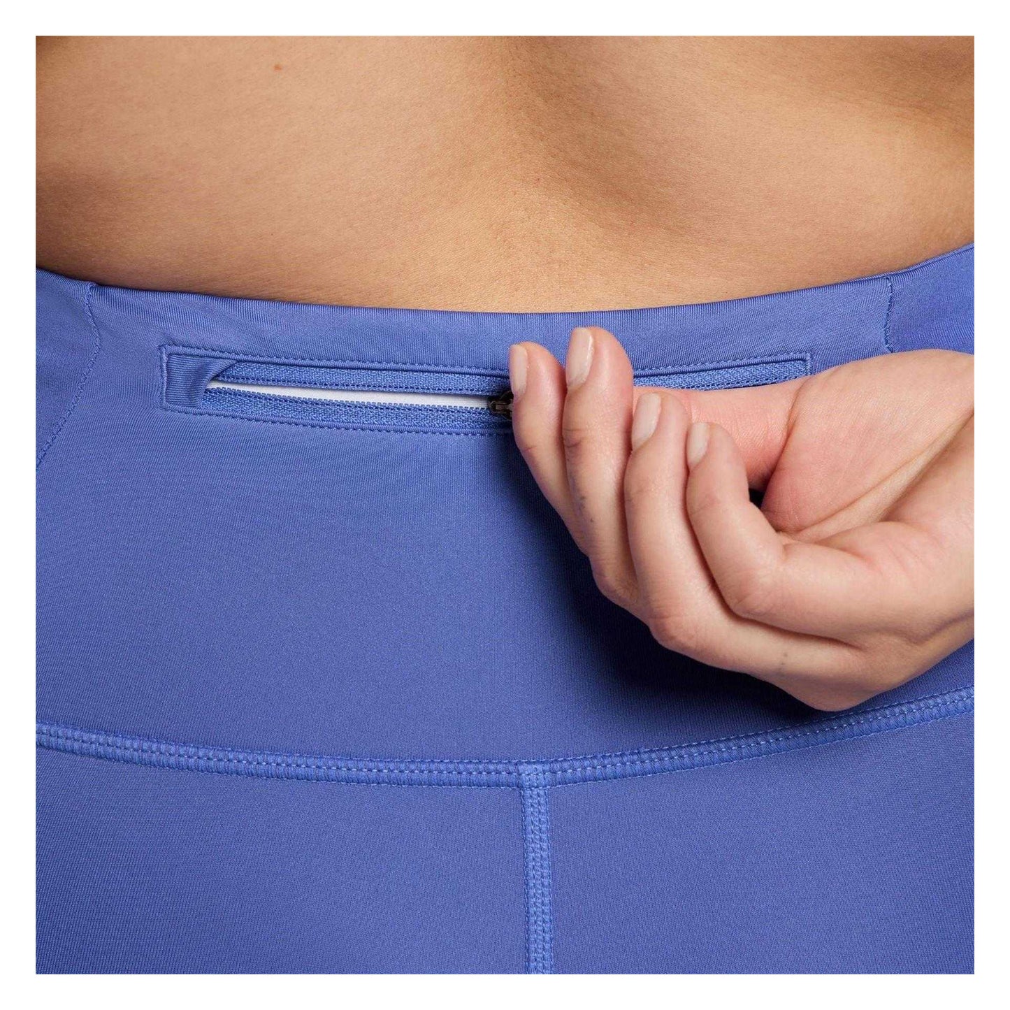 Sapphire - Side - Nike Womens-Ladies Tempo High Waist 7-8 Leggings