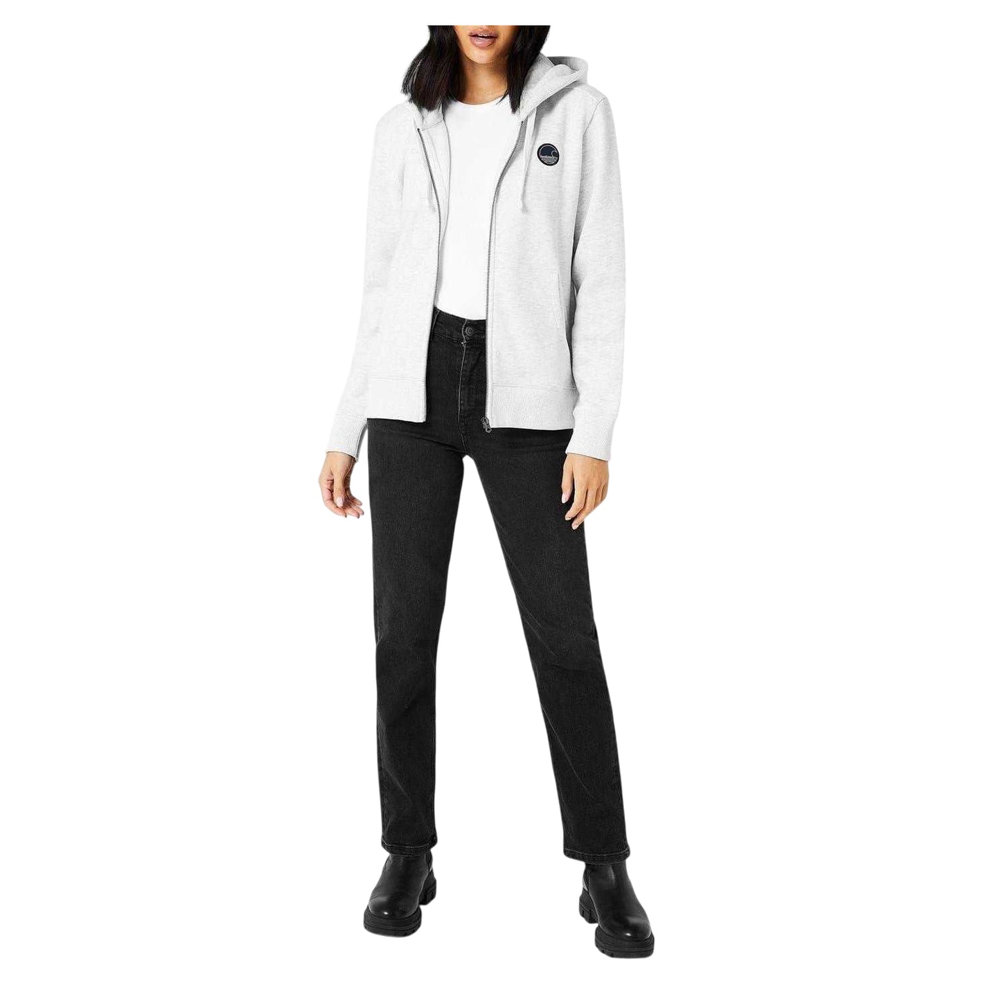 Ice Marl - Lifestyle - Signature Womens-Ladies Full Zip Hoodie