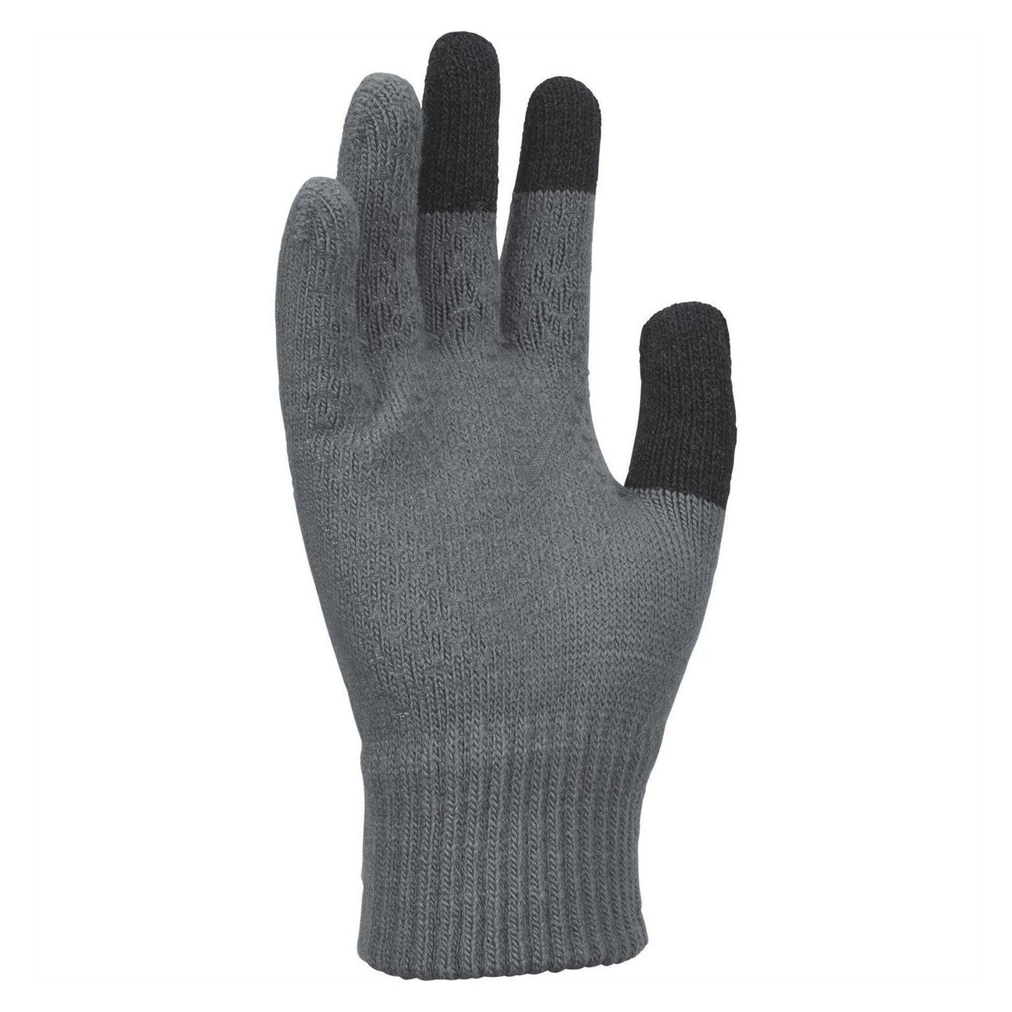 Grey-Black - Side - Nike Unisex Adult Tech and Grip Touch Screen Knitted Gloves
