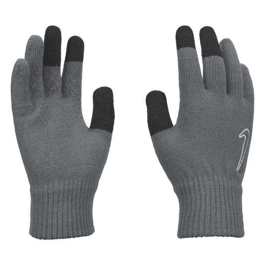Grey-Black - Front - Nike Unisex Adult Tech and Grip Touch Screen Knitted Gloves