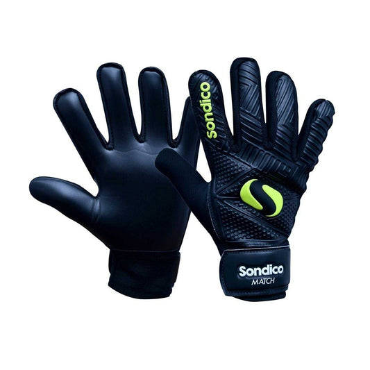 Black-Sun - Front - Sondico Unisex Adult Match Goalkeeper Gloves