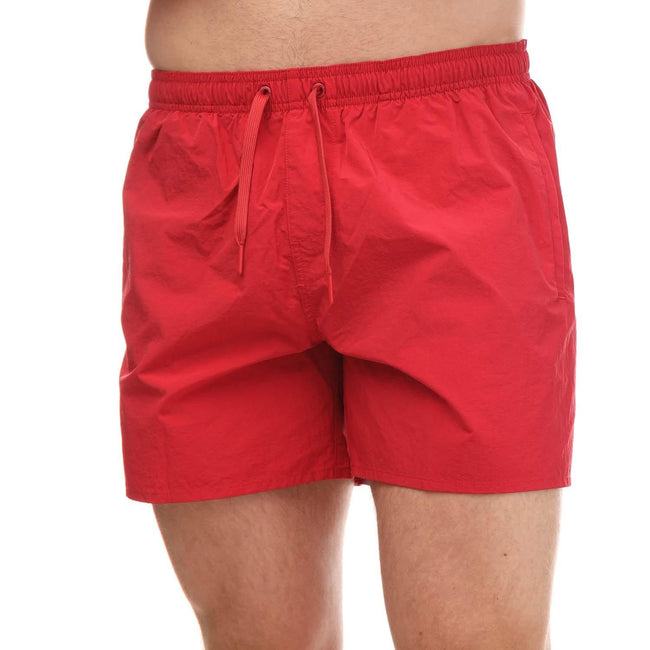 Red - Front - Armani Mens Swim Shorts