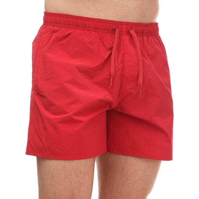 Red - Back - Armani Mens Swim Shorts