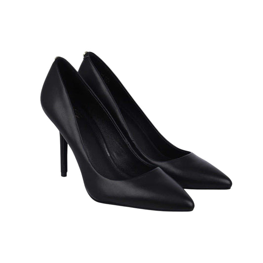 Black - Front - Biba Womens-Ladies Kendall Leather Formal High Stiletto Heel Pumps