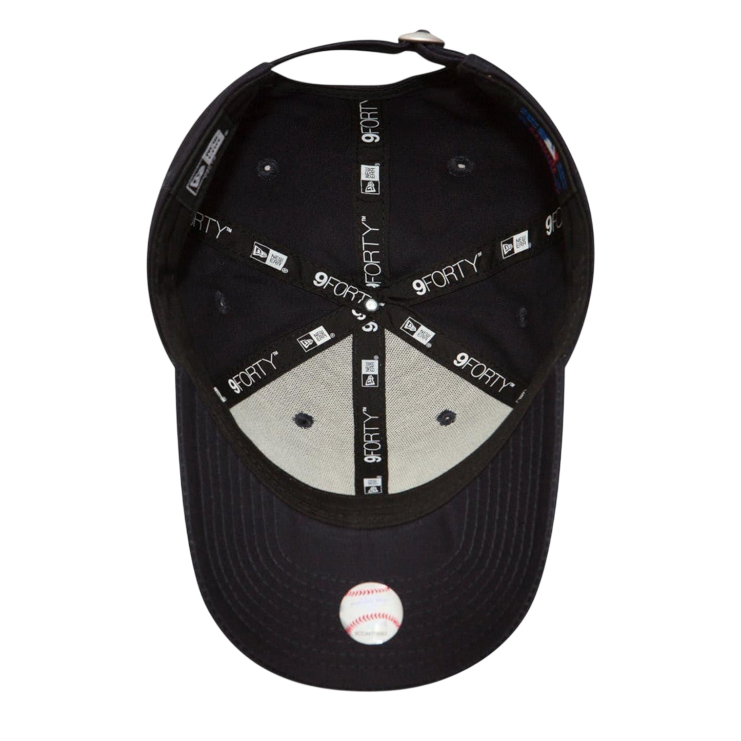 Navy-White - Lifestyle - New Era Childrens-Kids 9Forty Cotton Baseball Cap