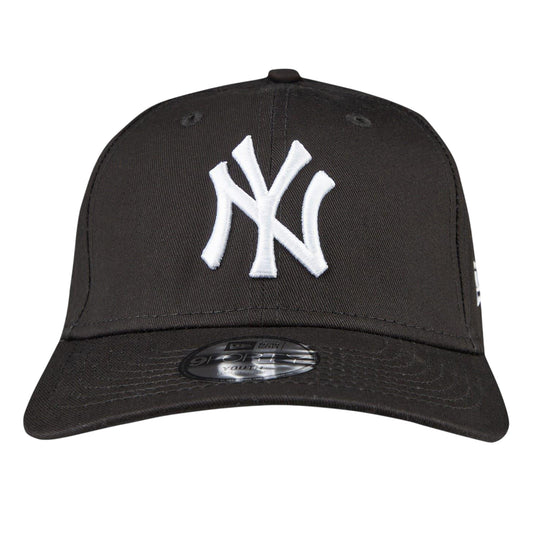 Black-White - Front - New Era Childrens-Kids 9Forty Cotton Baseball Cap
