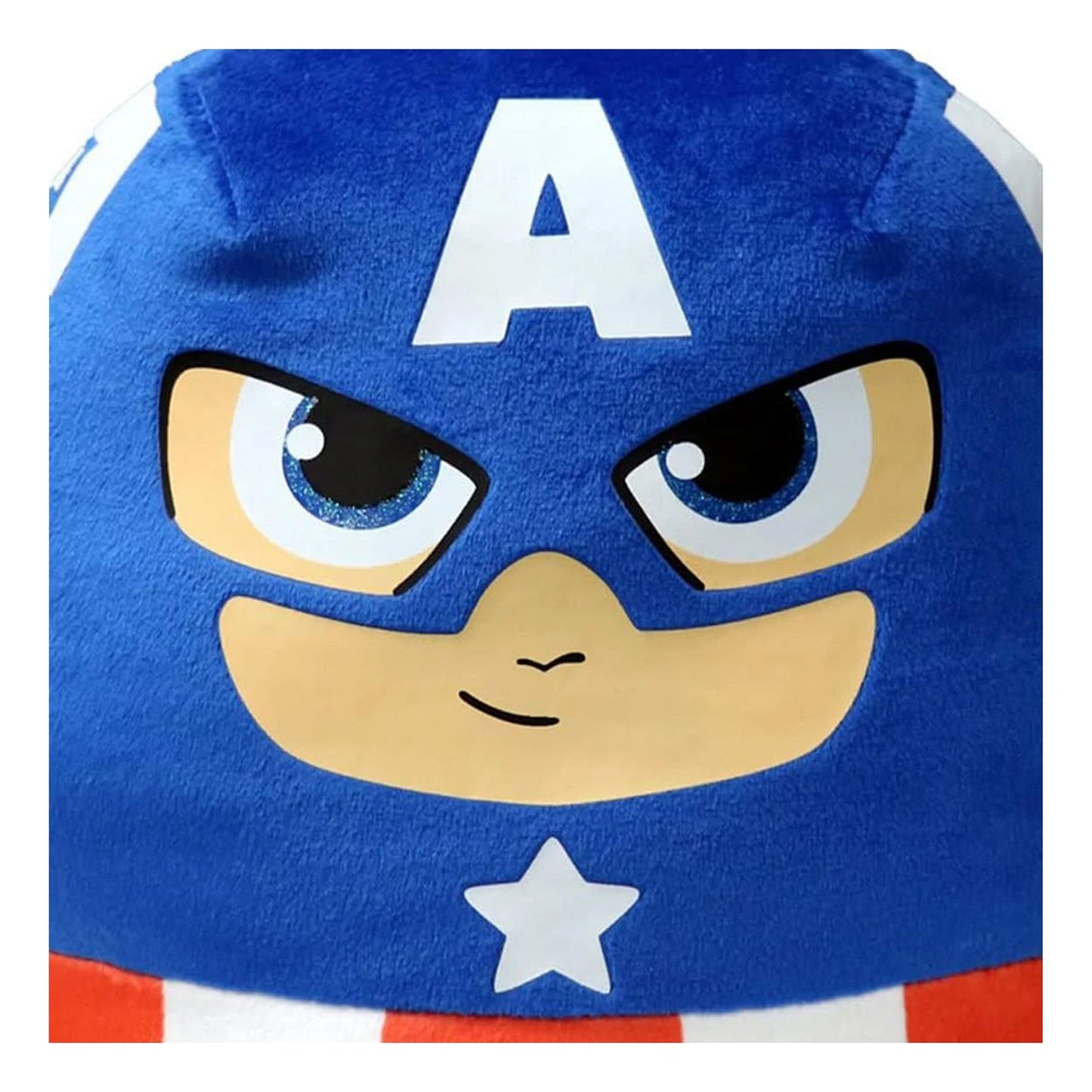 Blue-Red - Side - Captain America Childrens-Kids Plush Toy