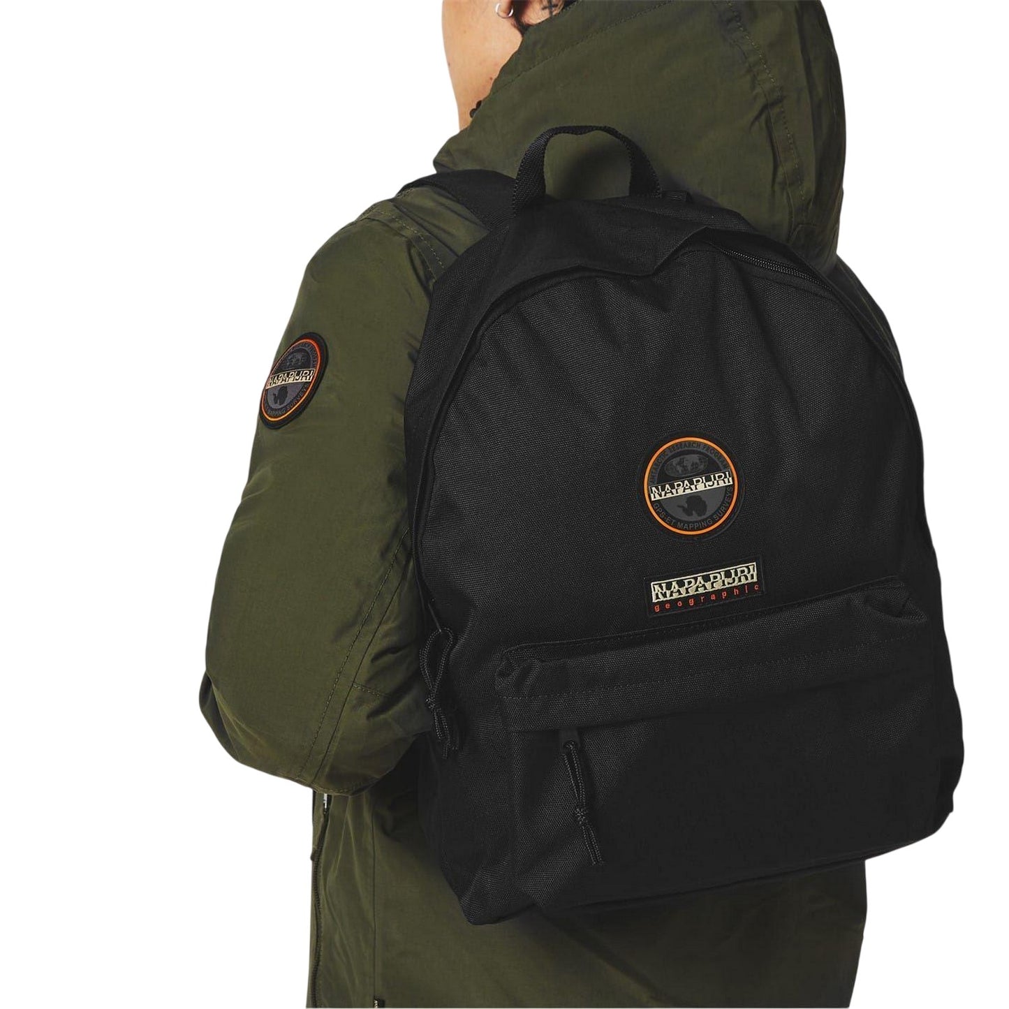 Black - Close up - Napapijri Voyage Backpack