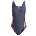 Navy - Front - Adidas Womens-Ladies One Piece Swimsuit