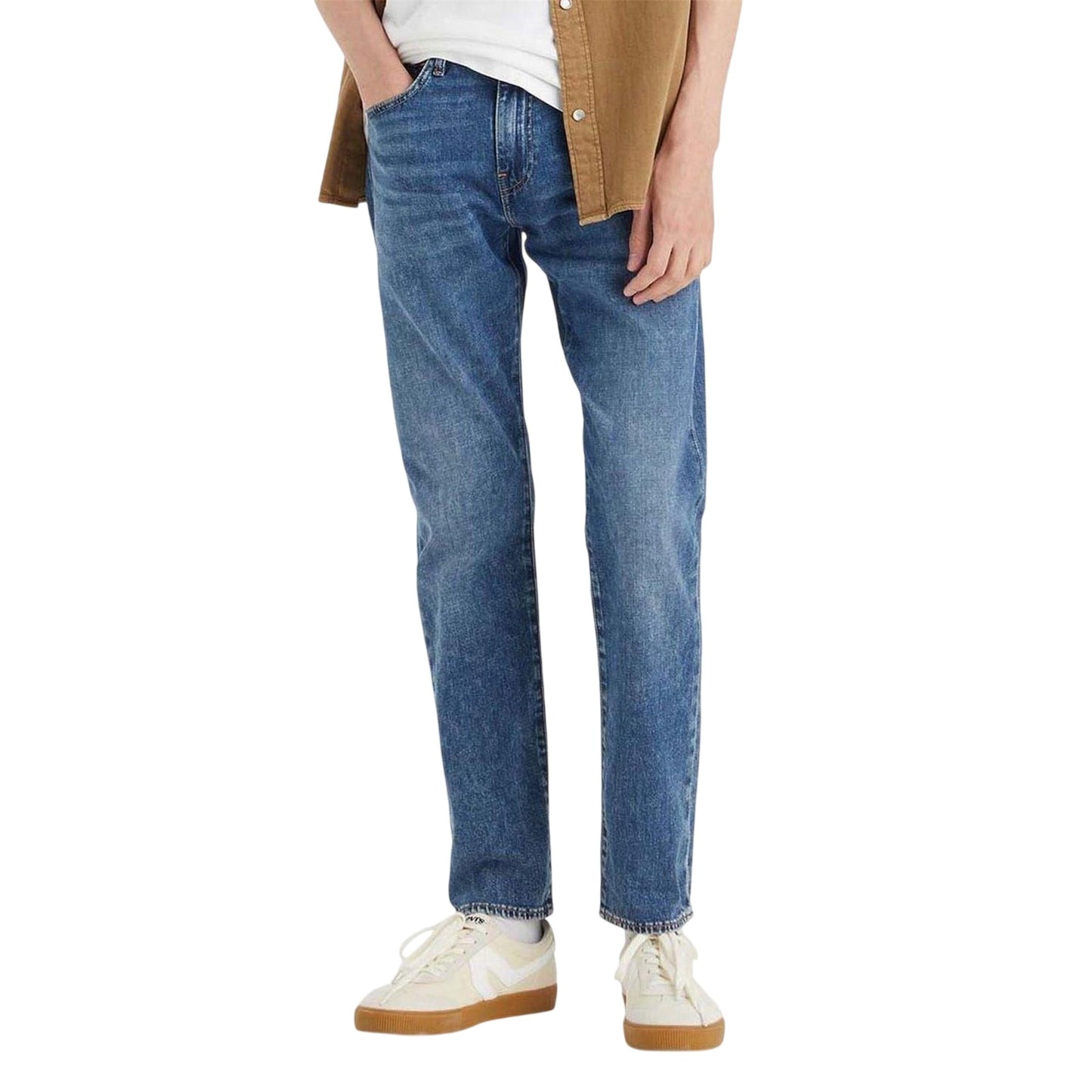 Blue - Lifestyle - Levis Mens Free To Be Cool Denim Tapered Jeans