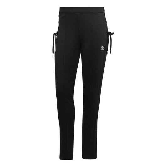 Black - Front - Adidas Womens-Ladies Originals Slim Jogging Bottoms