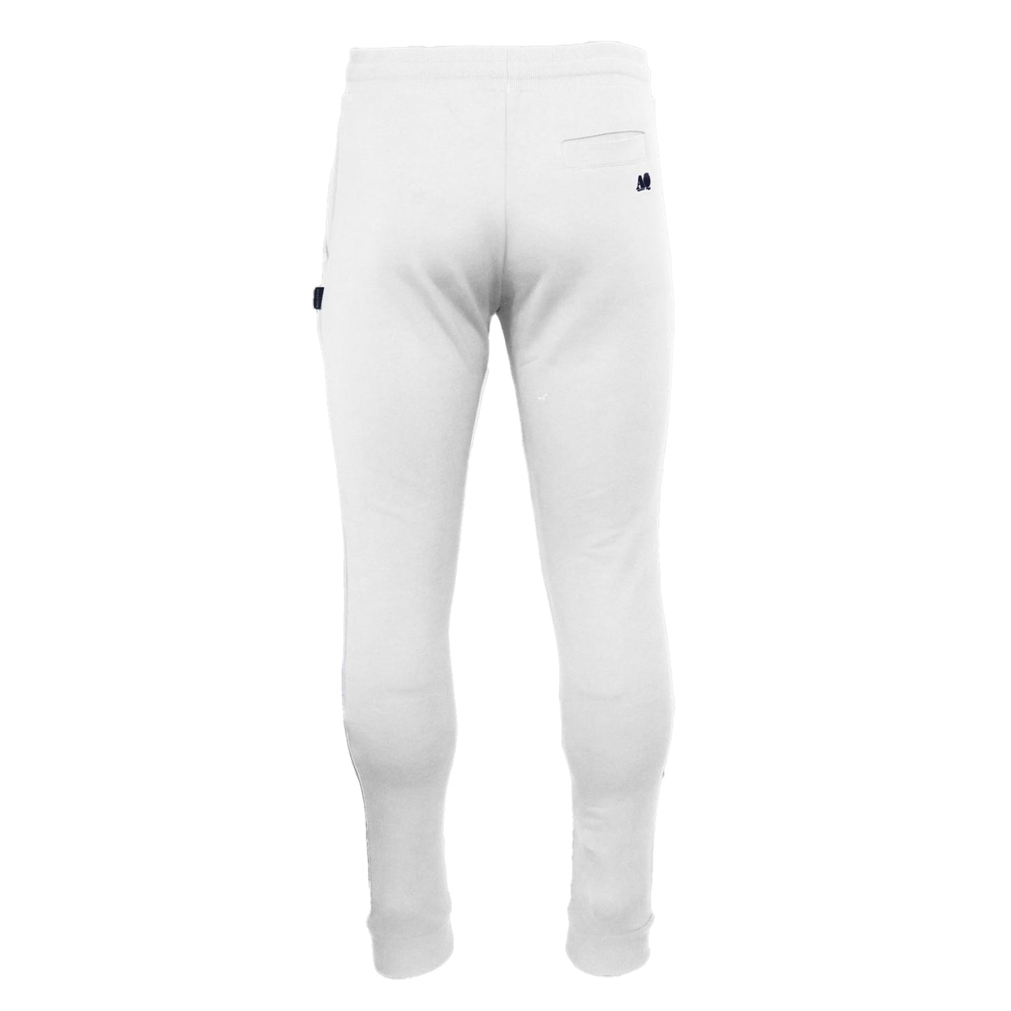 White - Back - Aquascutum Mens Logo Joggers