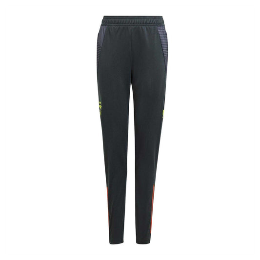 Night Grey - Front - Adidas Boys Tiro 23 League Tracksuit Bottoms