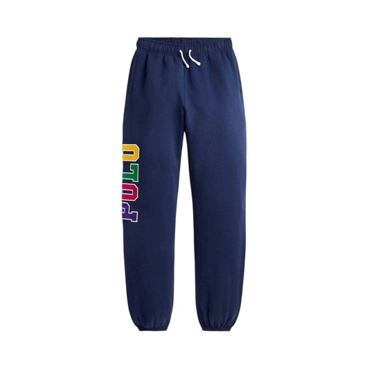 Navy - Front - Ralph Lauren Childrens-Kids Fleece Joggers