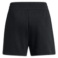 Black - Back - Under Armour Womens-Ladies Rival French Terry Shorts