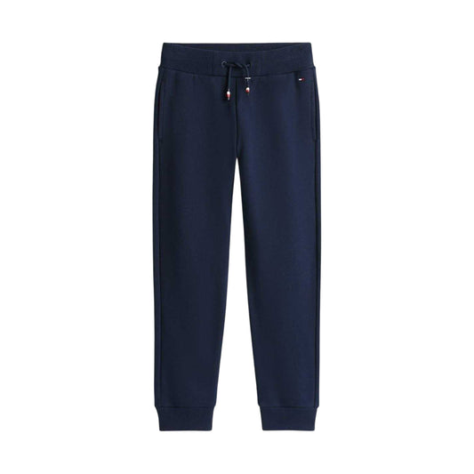 Navy - Front - Tommy Hilfiger Boys Drawstring Joggers