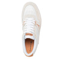 White-Beige - Side - Lacoste Unisex Adult L001 Leather Trainers