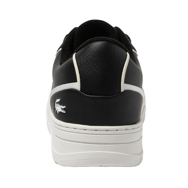 Black-White - Back - Lacoste Unisex Adult L001 Leather Trainers