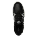 Black-White - Side - Lacoste Unisex Adult L001 Leather Trainers