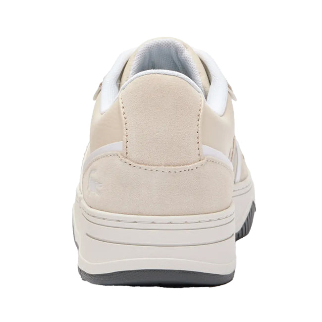 Off White - Back - Lacoste Unisex Adult L001 Leather Trainers