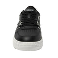 Black-White - Front - Lacoste Unisex Adult L001 Leather Trainers