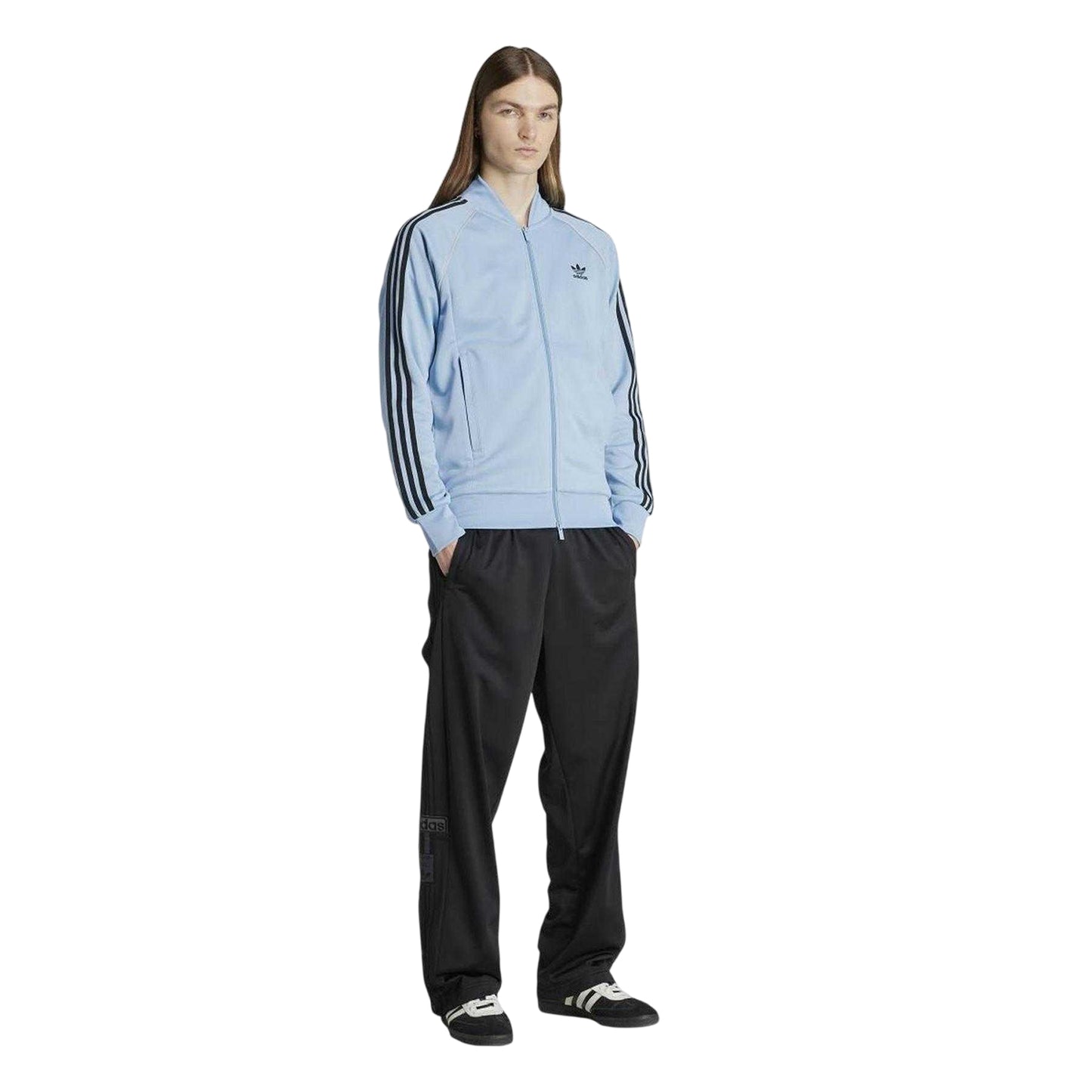 Blue - Lifestyle - Adidas Unisex Adult Interlock Track Jacket