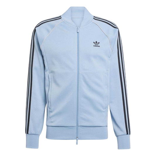 Blue - Front - Adidas Unisex Adult Interlock Track Jacket