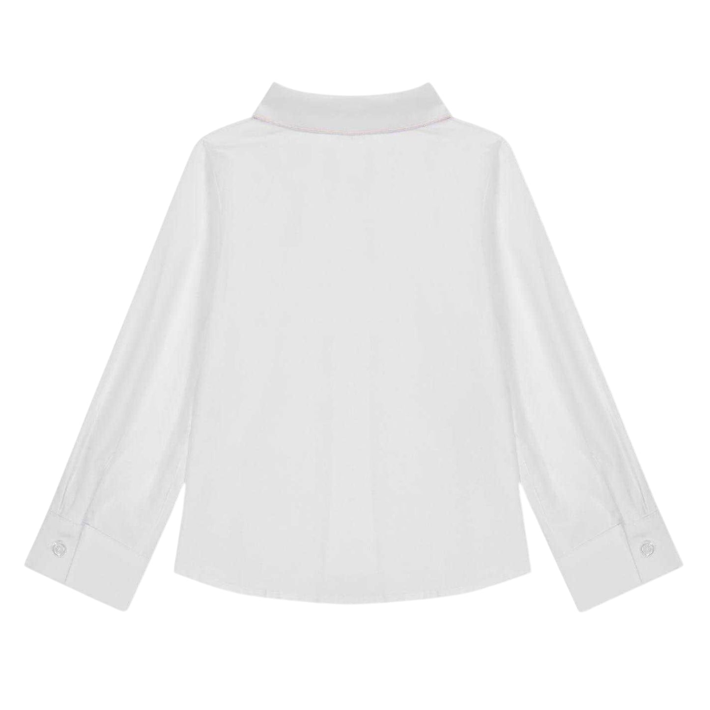 Salmon - Back - Lapin House Childrens-Kids Long-Sleeved Formal Shirt