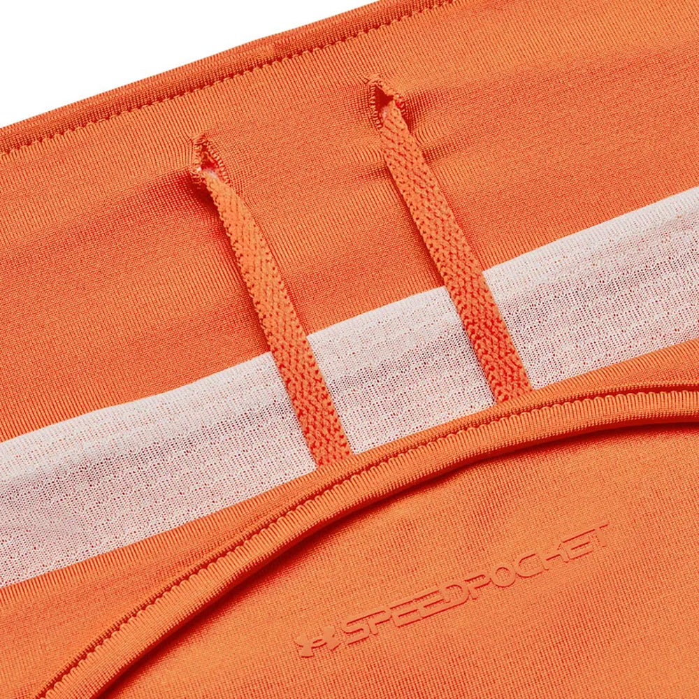 Orange - Side - Under Armour Mens Launch Pro Shorts