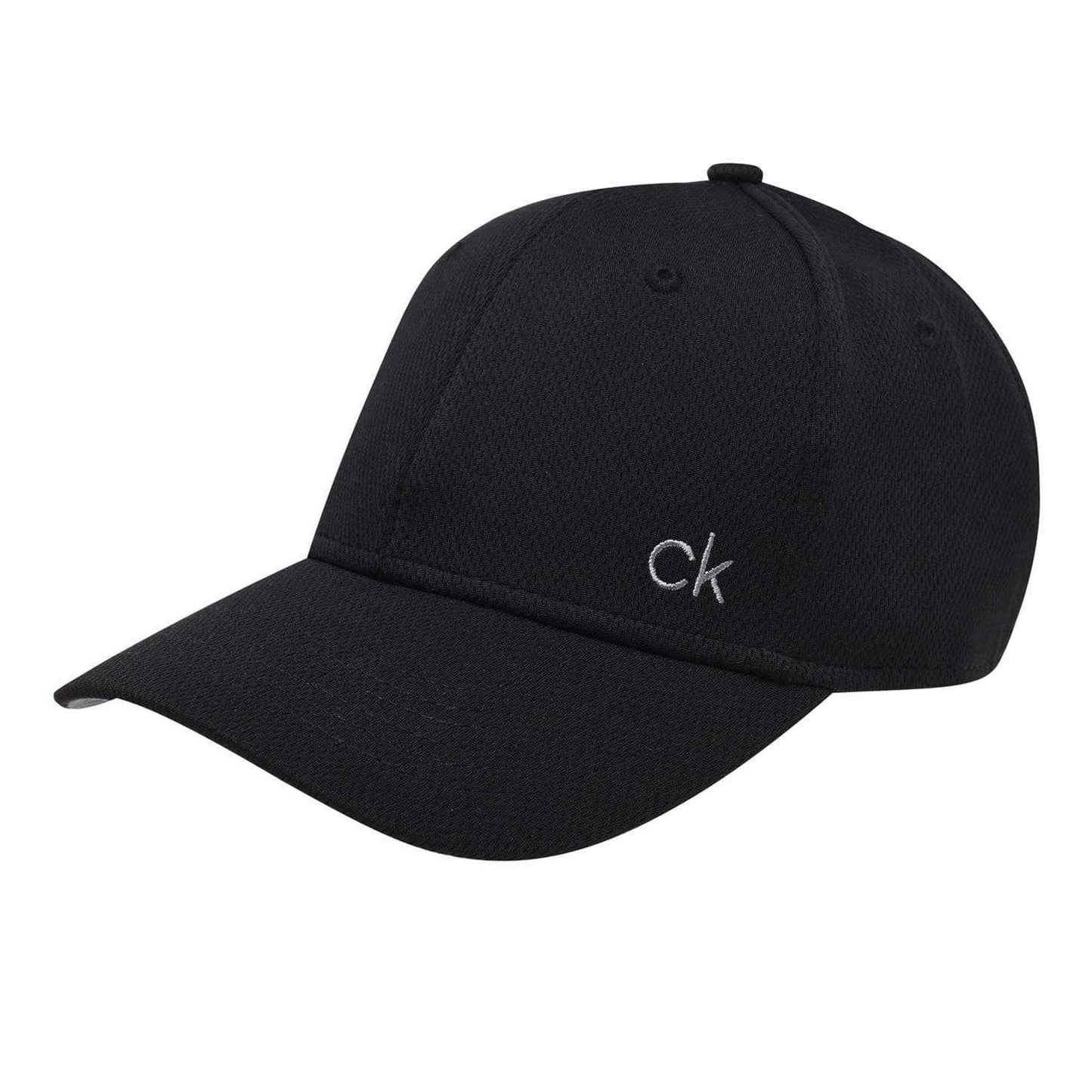 Black - Side - Calvin Klein Mens Breeze Logo Golf Cap