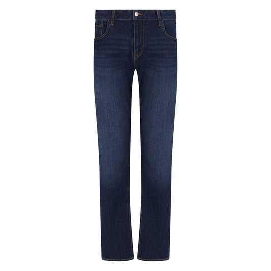 Dark Wash - Front - Armani Exchange Mens Denim Slim Jeans