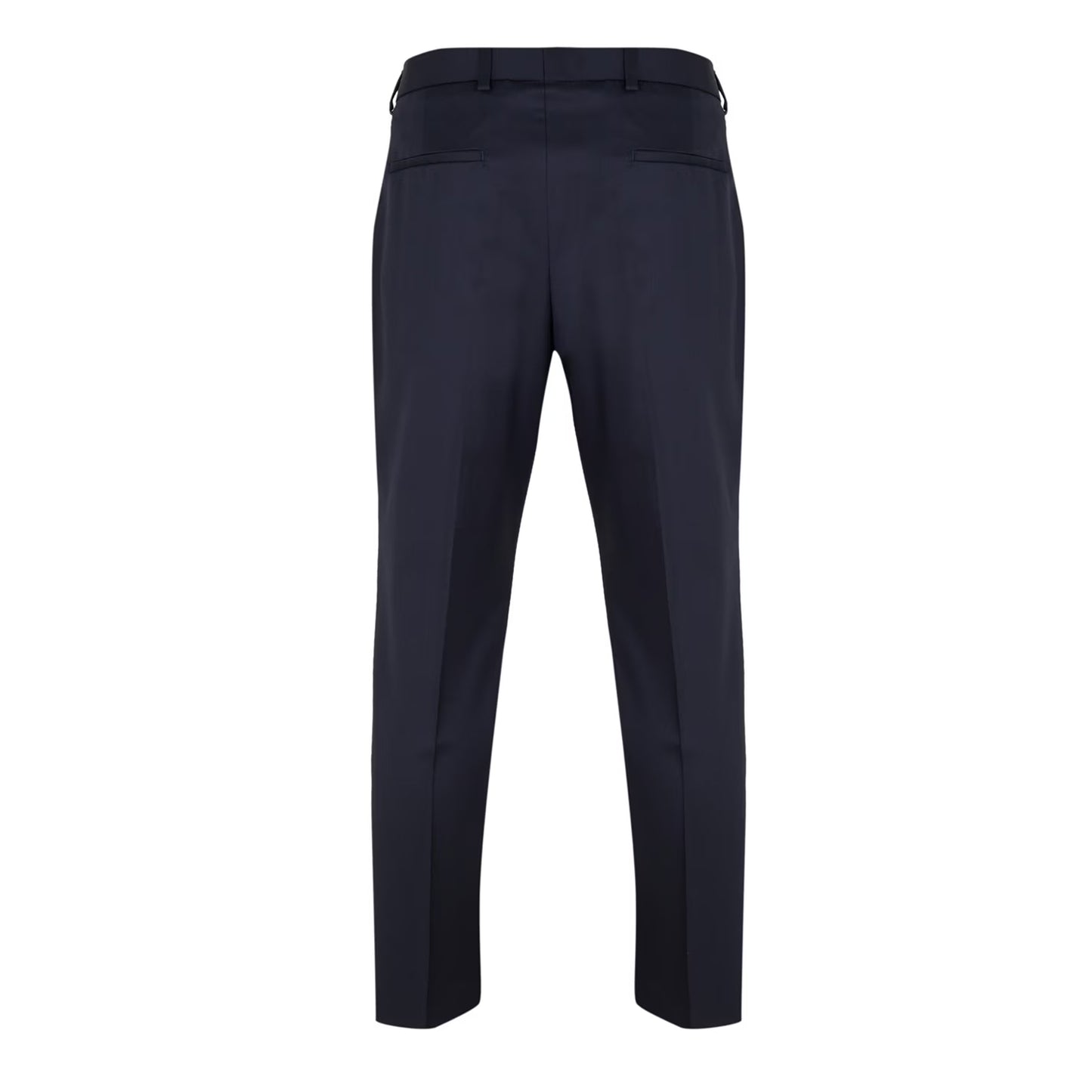 Dark Blue - Back - Boss Mens Straight Trousers