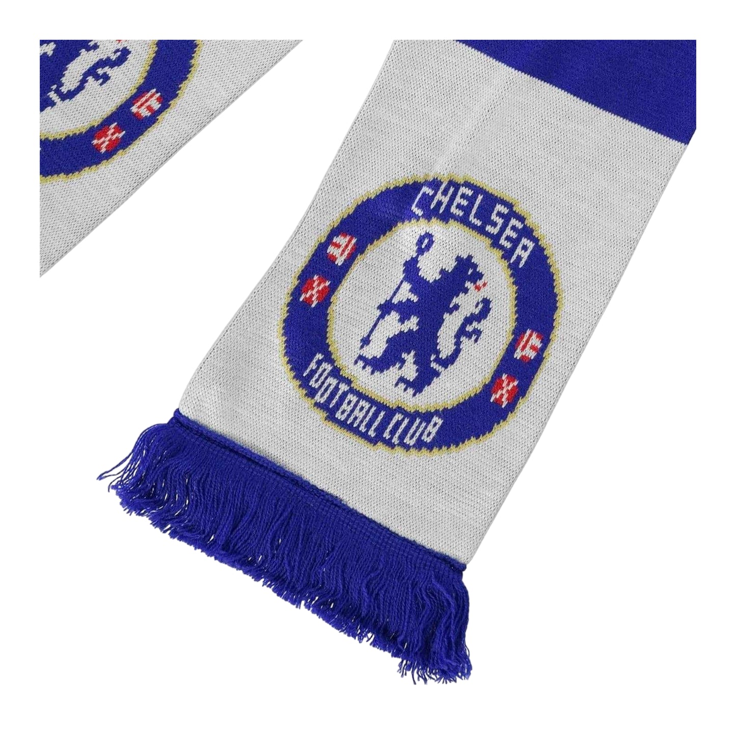 Blue-White - Back - Chelsea FC Team Acrylic Scarf