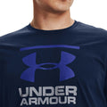 Navy - Side - Under Armour Mens GL Foundation Short-Sleeved T-Shirt