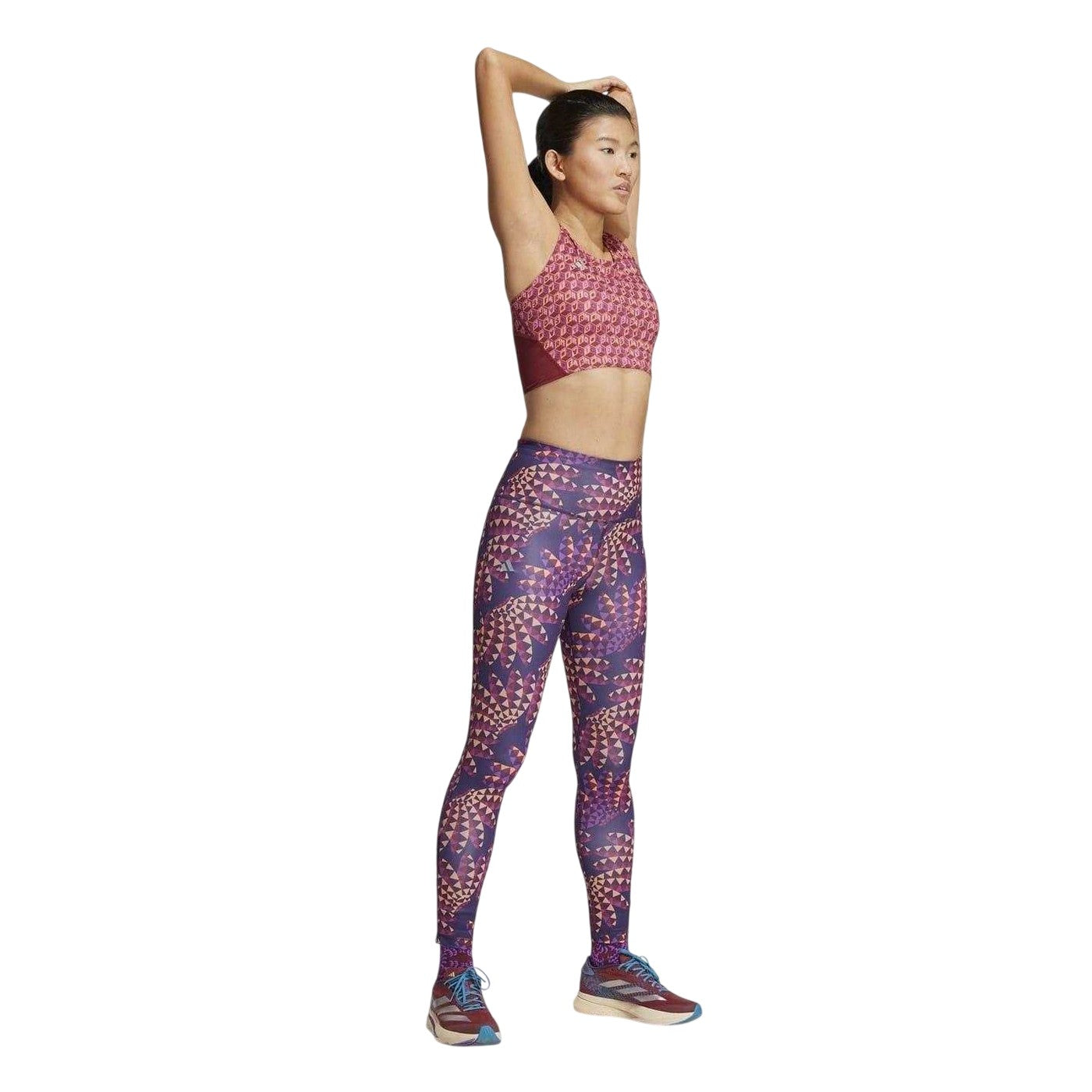 Noble Navy - Pack Shot - Adidas Womens-Ladies Adizero Crop Top