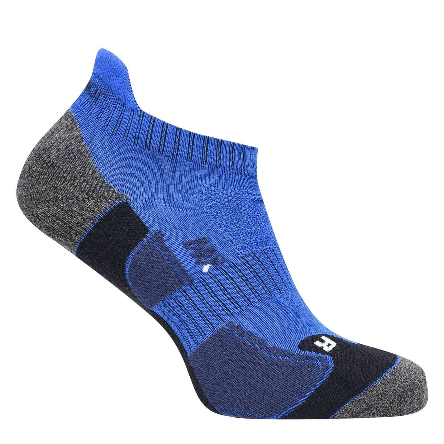 Blue-Navy - Side - Karrimor Mens Running Ankle Socks (Pack of 2)