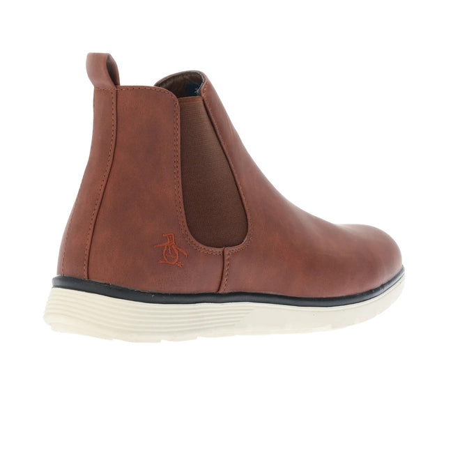 Tan - Back - Original Penguin Mens Nico Boots