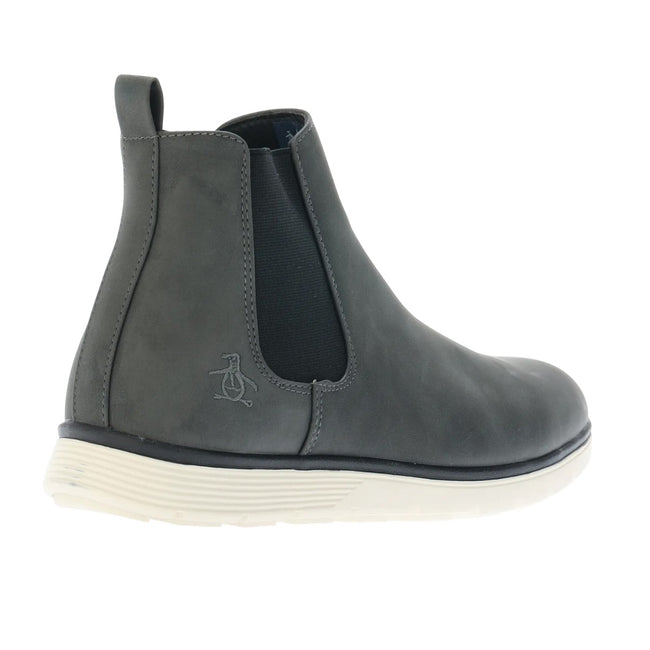 Charcoal - Back - Original Penguin Mens Nico Boots