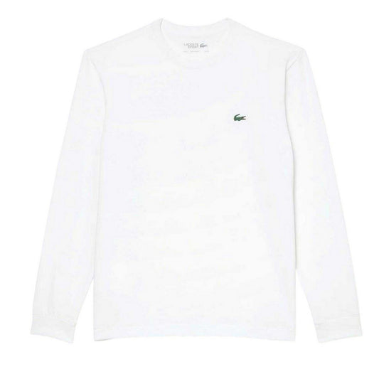 White - Front - Lacoste Mens Long-Sleeved T-Shirt