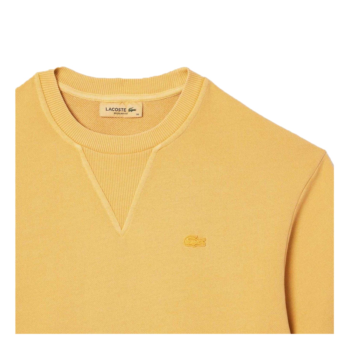 Orange Melange - Side - Lacoste Womens-Ladies Natural Dyed Oversized Hoodie