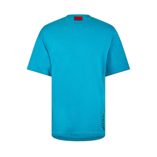 Green - Front - Hugo Mens Tiki T-Shirt