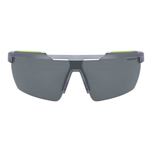 Grey-White-Silver - Front - Nike Elite Wrap Sports Sunglasses