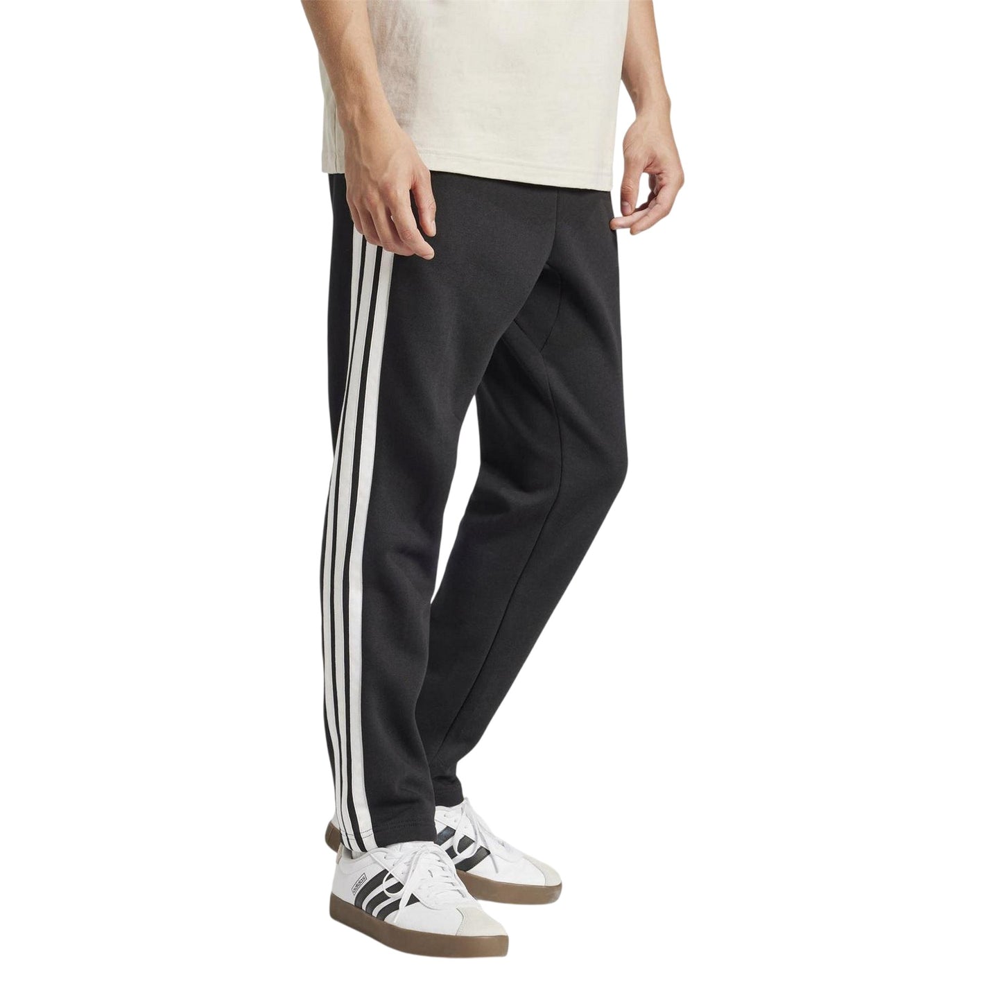 Black-White - Lifestyle - Adidas Mens Jogging Bottoms