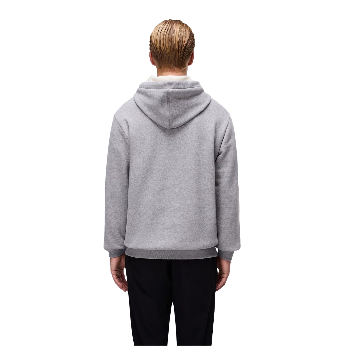 Grey Marl - Lifestyle - Napapijri Mens Logo Cotton Hoodie