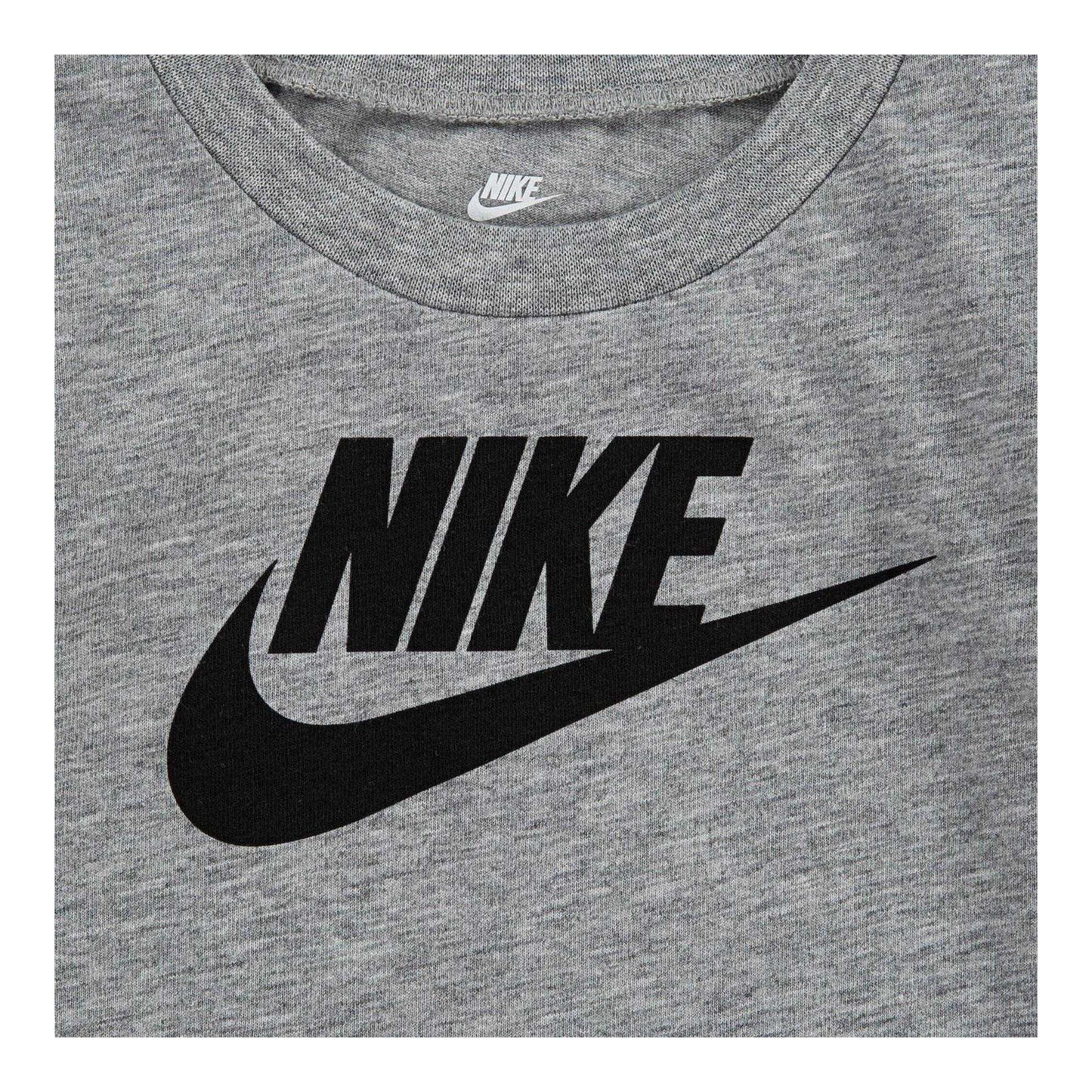 Grey - Side - Nike Toddler Logo Regular T-Shirt