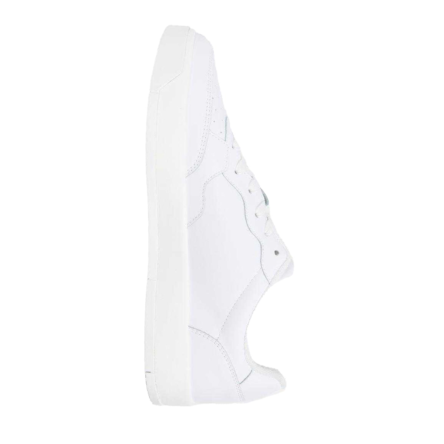 White - Pack Shot - Tommy Jeans Mens Leather Basketball Trainers
