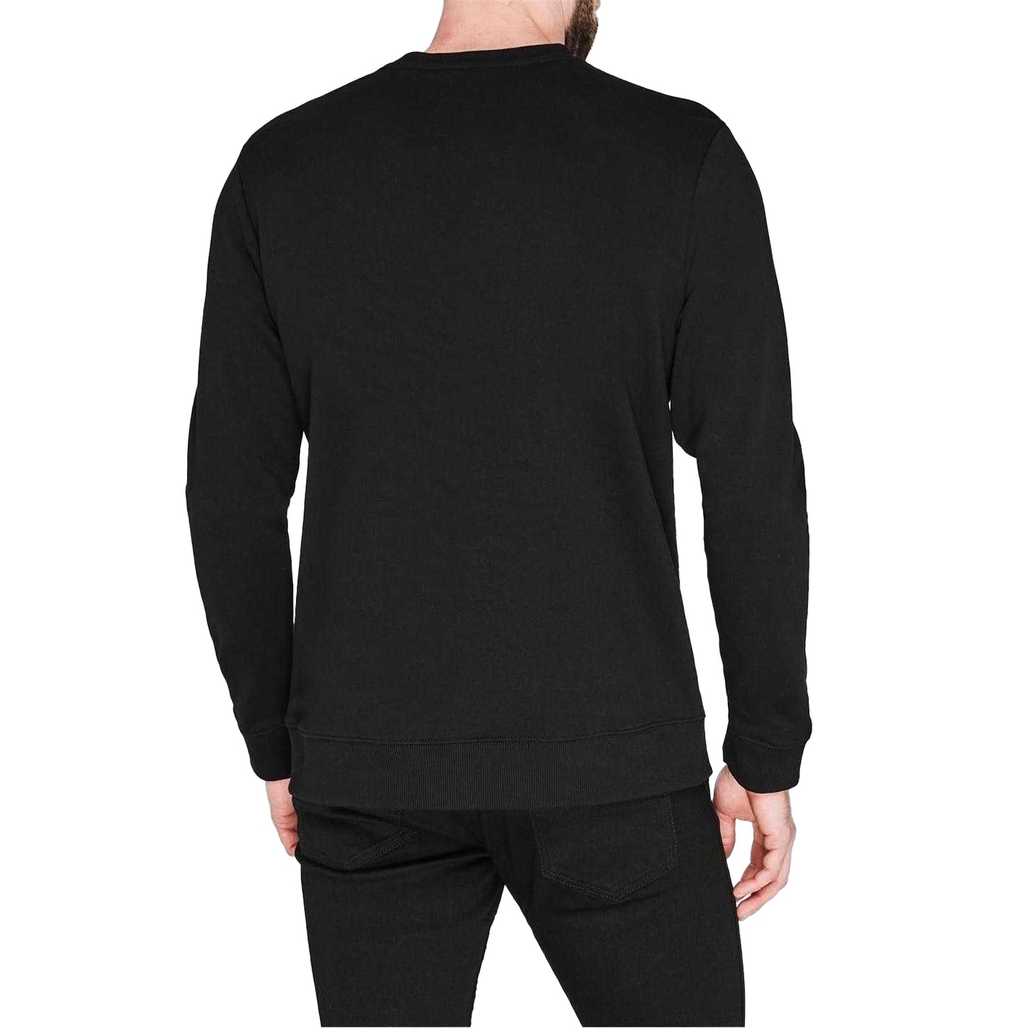 Black - Pack Shot - Hugo Mens Logo Sweatshirt